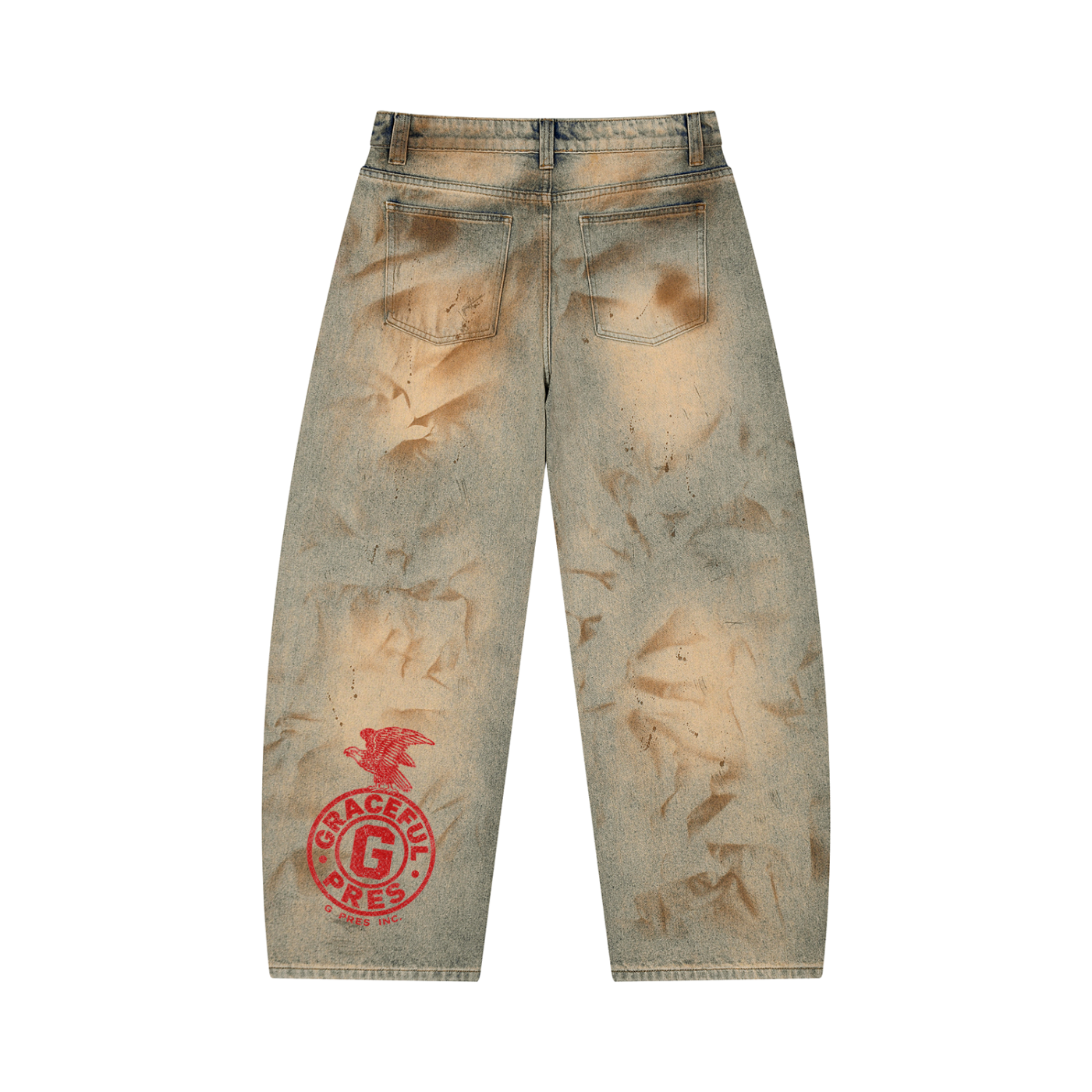 STAMPED Denim (Red)